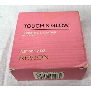 Vintage Revlon Touch & Glow Loose Face Powder Translucent No.1 Light - Med